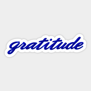 gratitude Sticker